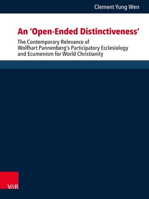 cover image of An Open-Ended Distinctiveness